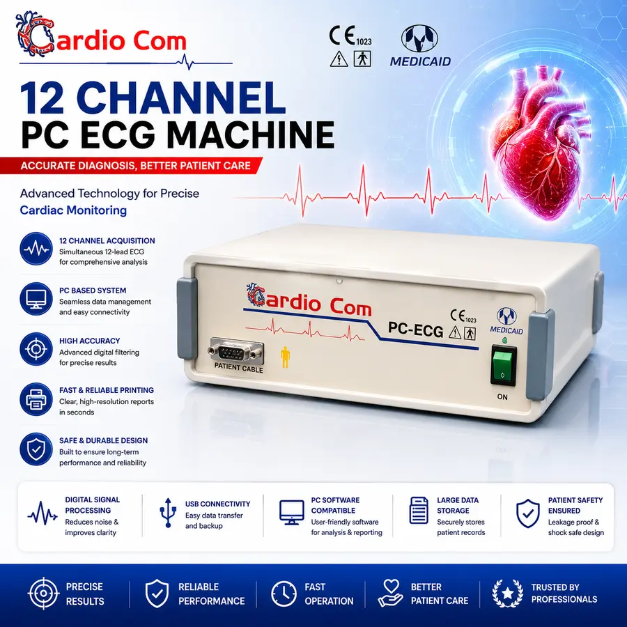 12 Channel ECG Machine – 12 channel pc ecg machine