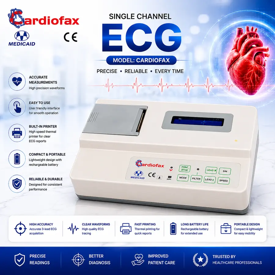 12 Channel ECG Machine – single channel ecg machine